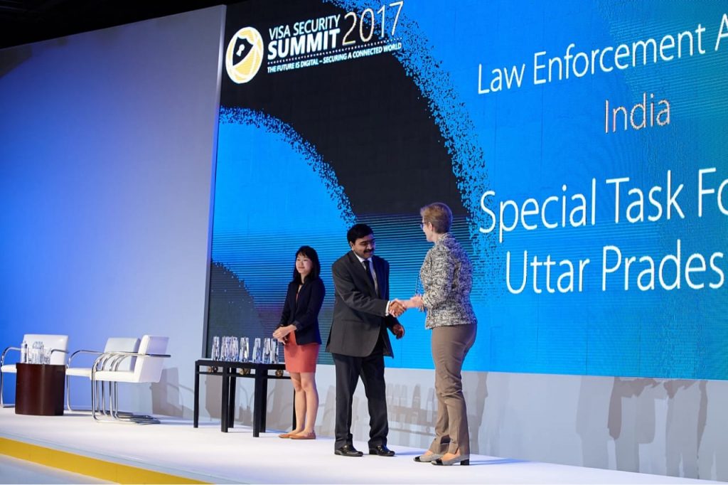 Law Enforcement Award by Visa Security Summit, Seoul, South Korea.