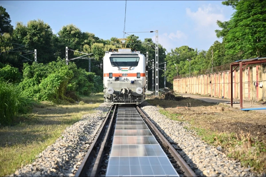 Game-changer! BLW sets up India’s first solar panels between railway lines in Varanasi