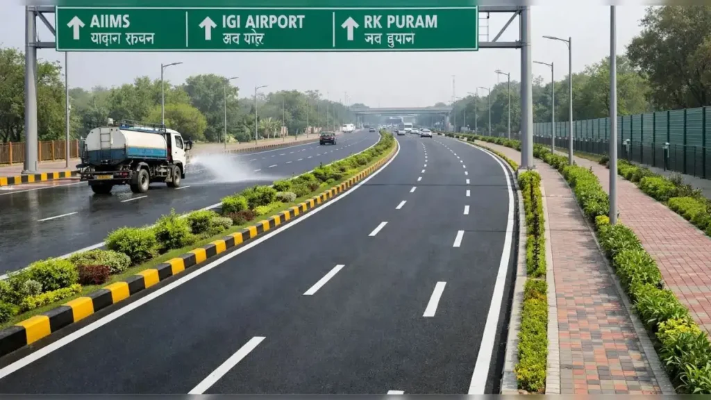 Delhi to Redevelop 160 Km of Roads to Fight Dust Pollution by 2026